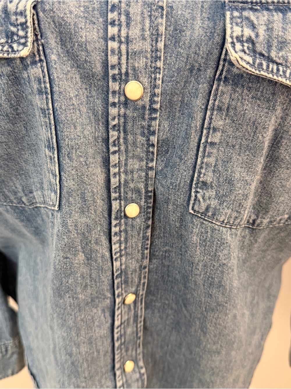 H&M Denim button top - Picture 4 of 7